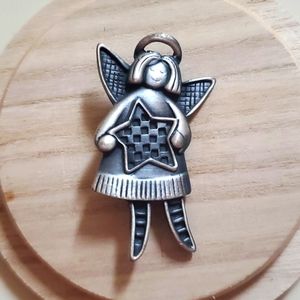 Angel brooch